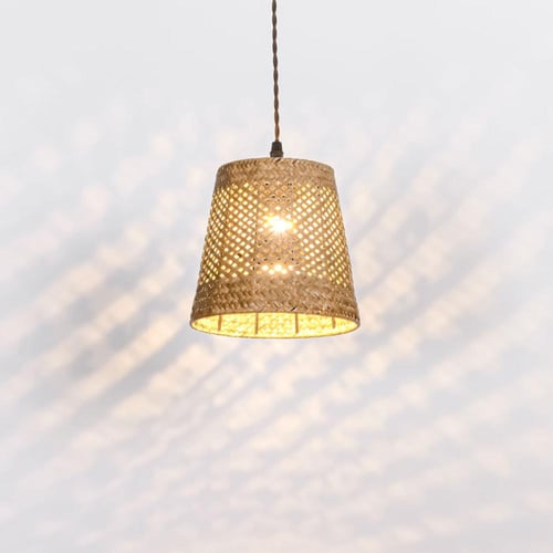 علاقي رتان كيوب صغير شغل يدوي LPL842