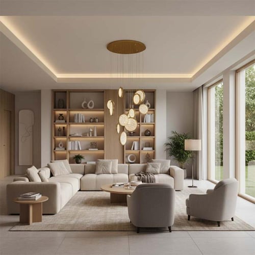 ثريا كوهان دائرية ذهبي OMG0728