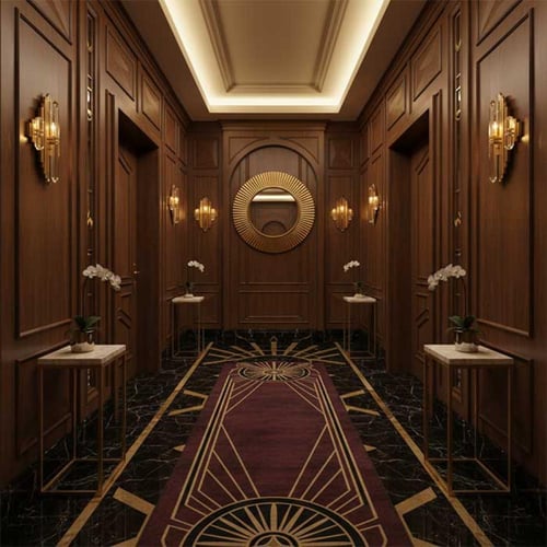 ابليك معدن برونز وكريستال 8003-1