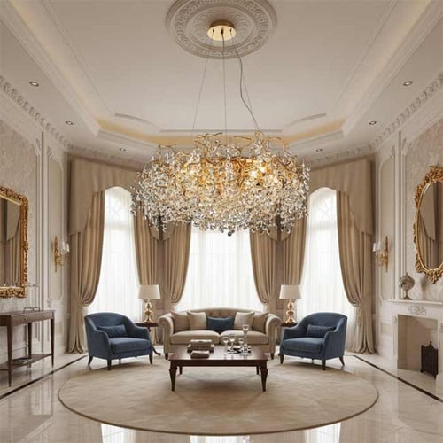 ثريا دائري سيريب مورال كريستال 8808