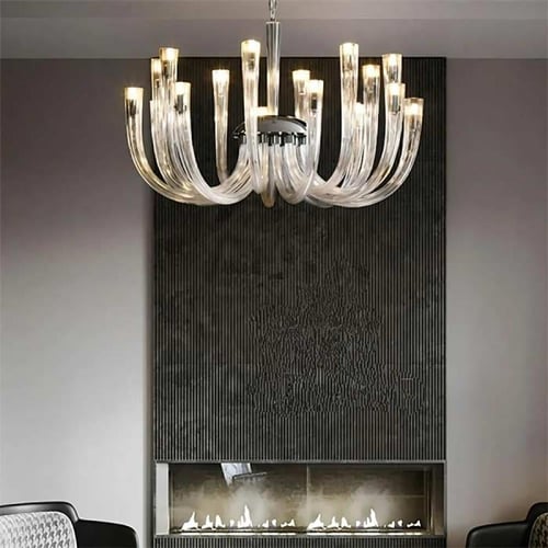 ثريا بيرنا دائري كريستال كروم كلاسيك 640136