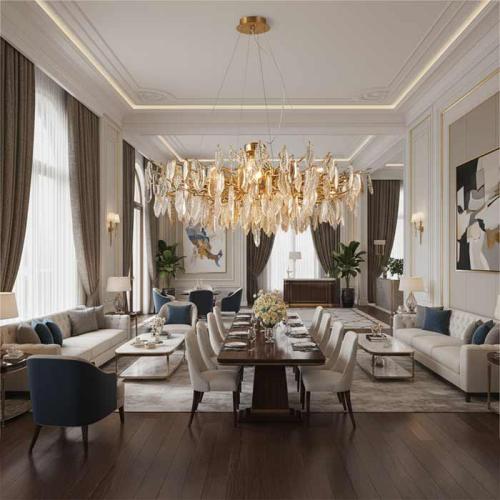 ثريا دائري بلوم كريستال كلاسيكي 6001