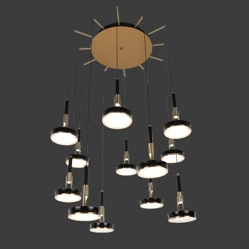 ثريا ليد أسود وذهبي CP00