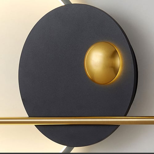 جداري بورد أسود وذهبي W6699