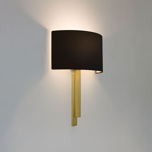 ابليك فندقي مربع ذهبي وفابريك اسود BJ012