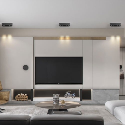 لطش ووشر مستطيل ورملايت 27 سم أسود XC001