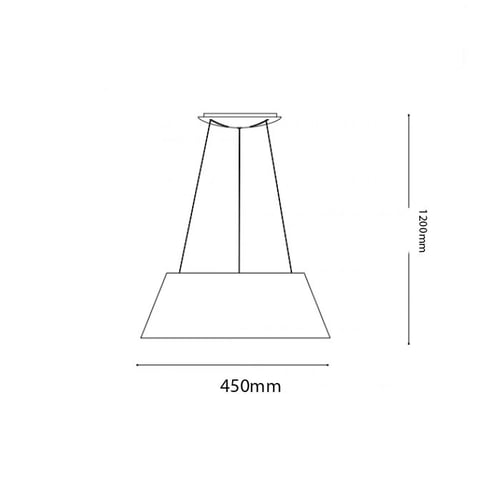 علاقي حاد ديكوري أسود 30وات MD9017C