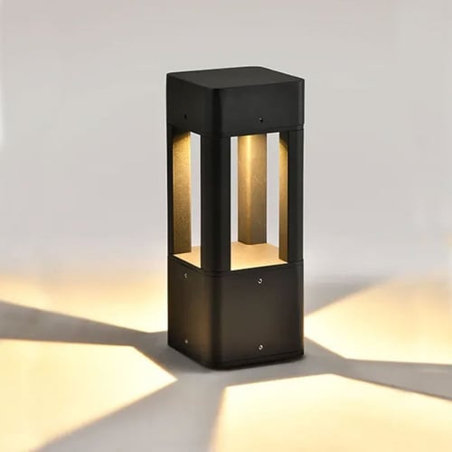 عامود مشايه كيوب اسود 30 سم 1055