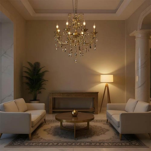 ثريا كريستال ذهبي - 5002