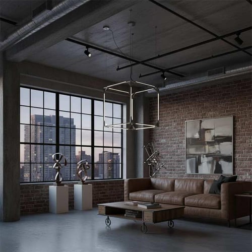 ثريا جونيبر مربع أسود 60 وات P21008