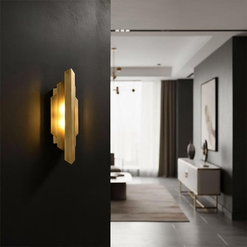 جداري جرافيك ذهبي 45سم BJ064