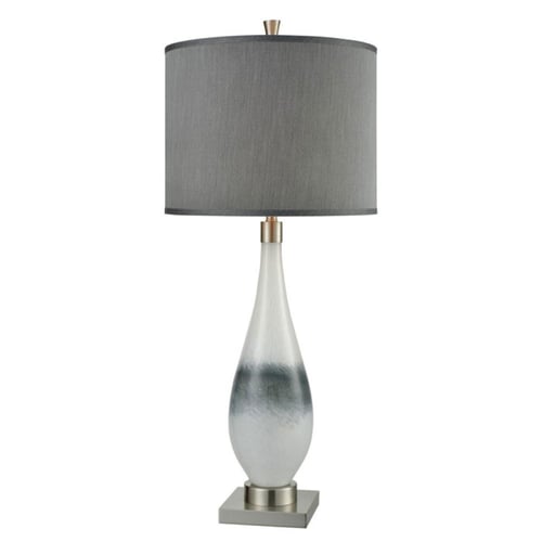 اباجورة قزاز مخصر وعروق أبيض E27 D3516