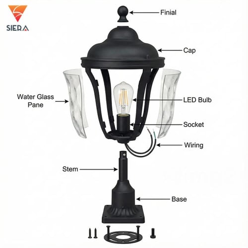 فوق السور خارجي بيري أسود قزاز مائي ST0419