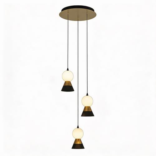 Bozer Black Pendant Light 25002