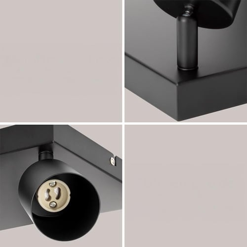 كشاف ظاهر متحرك لمبه gu10 رباعي مربع MFMZ-055210-F...