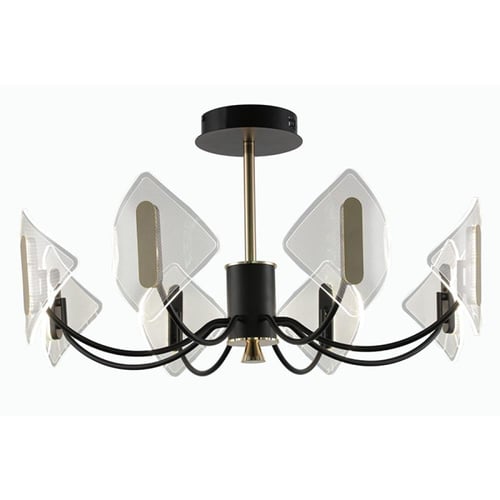 ثريا 3D أسود ذهبي ليد 570-D