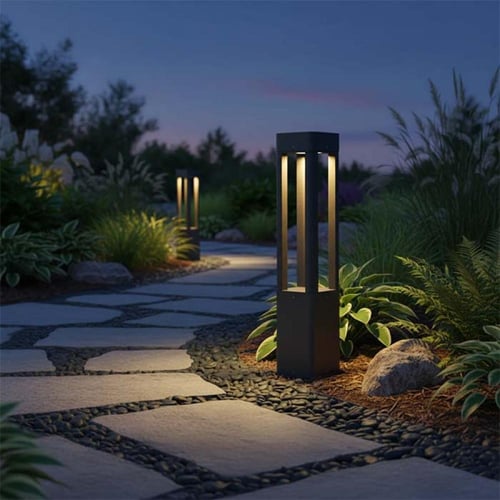 عامود مشايه كيوب اسود 60سم 1056