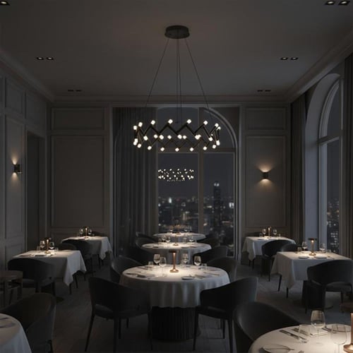 ثريا كازار دائري أسود 429632F01