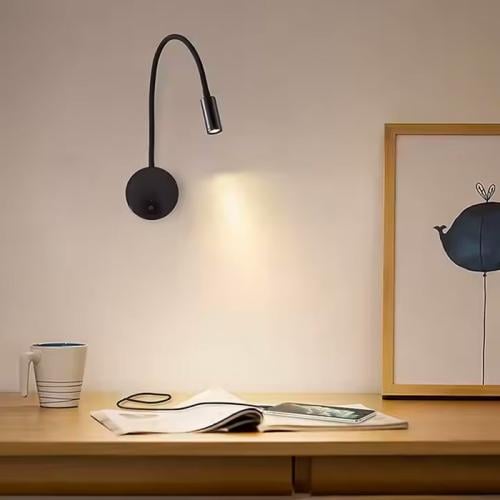 جداري كشاف قراءه المنيوم 30سم مع مفتاح W6688