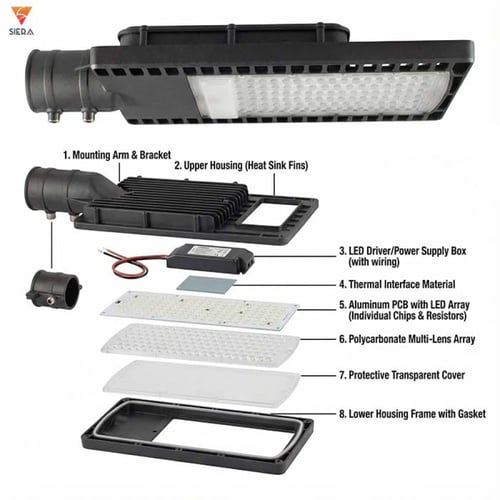 كشاف شوارع ابيستار 180 وات ST018