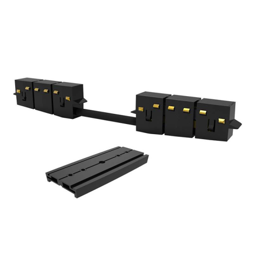 Curvy Magnetic Track Electrical Connector Between Track Sections 0168ME Power A White