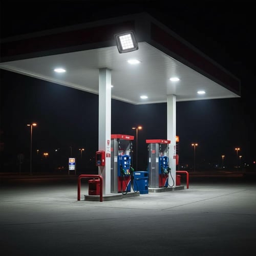 كشاف محطات 240 وات ابيض H4