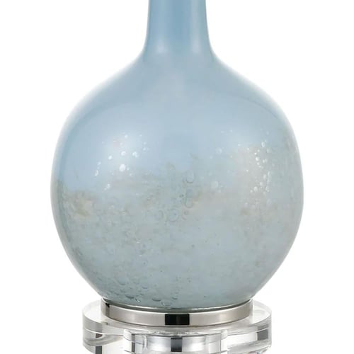 اباجورة بوينت قزاز أزرق فاتح E27 D4513