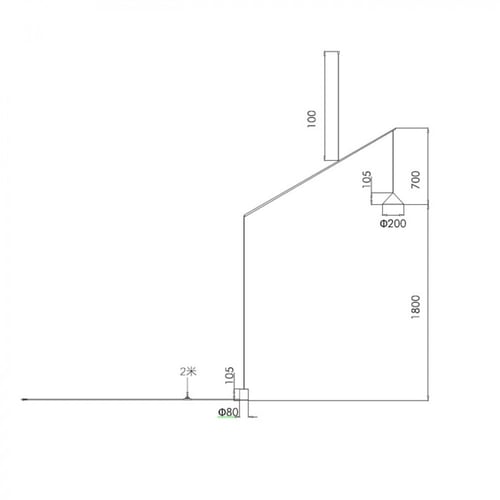 ابليك علاقي اسود كونيكال - P0209