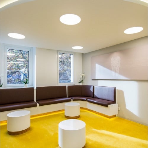 إنارة دفن فريملس دائرية باللون الأبيض متحرك - 9058