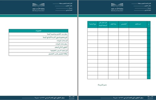 سجل التطوير المهني