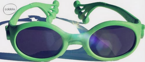 نظارة الطفل الشمسية ( أخضر ) تحمي من الأشعة البنفس...