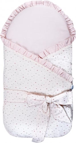 حقيبة الأم لحمل الطفل ( مدس) وردي قطن 100%