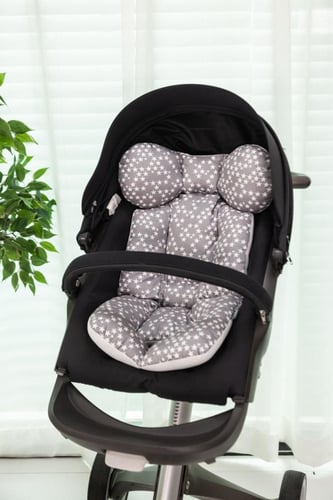 وسادة مقعد عربة الطفل (الحوت السّحري) نسيج شبكي ثل...