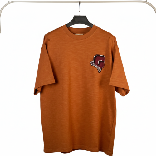 G-Legacy cotton T-shirt in warm khaki color