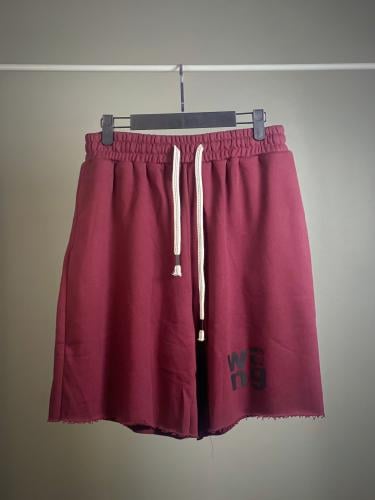 Burgundy Wang casual shorts.
