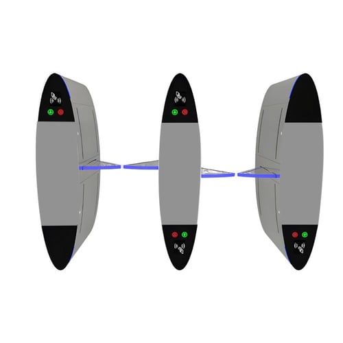البوابة الأمنية TA-302 - بوابة مرور أفراد زجاجية