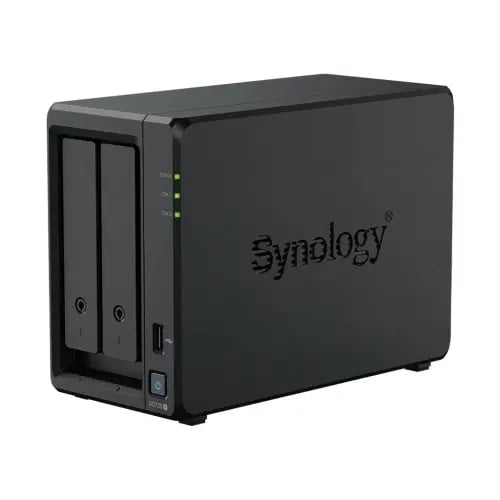 +Synology DS725 جهاز تخزين شبكي احترافي بقرصين وأد...