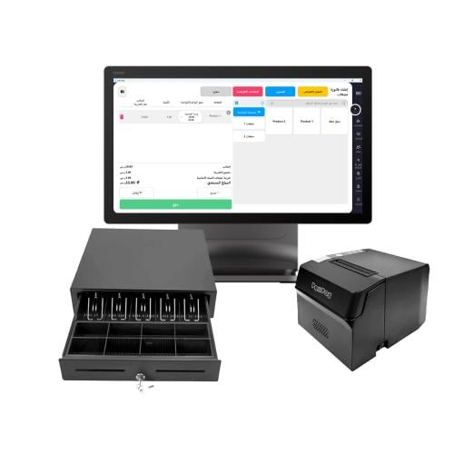 بكج كامل (جهاز كاشير Android من Sunmi D3 + طابعة ف...