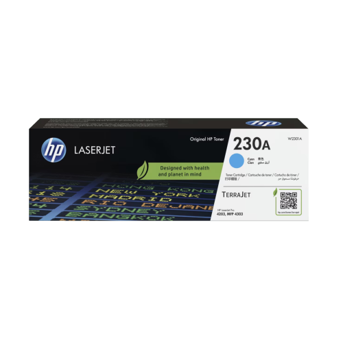 حبر طابعة HP ليزر جيت 230A أزرق سماويHP 230A Laser...