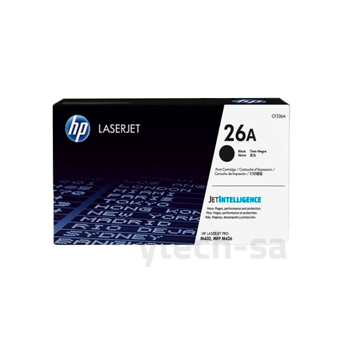 حبر طابعة HP ليزر جيت 26A أسود HP 26A Laserjet Bla...