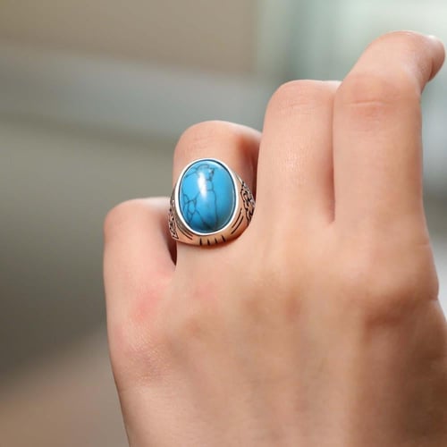 خاتم فيروز J-0103