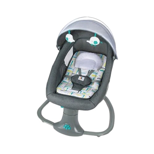 كرسي هزاز كهربائي للرضع والأطفال 3 في 1مع جهاز تحك...