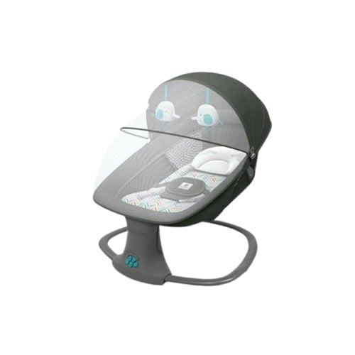 كرسي هزاز كهربائي للرضع والأطفال 3 في 1مع جهاز تحك...