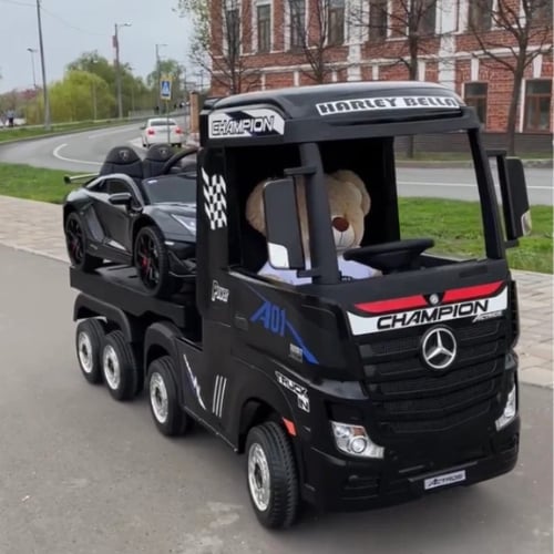 شاحنة مرسيدس كهربائية للأطفال مع التندر – فخامة وم...