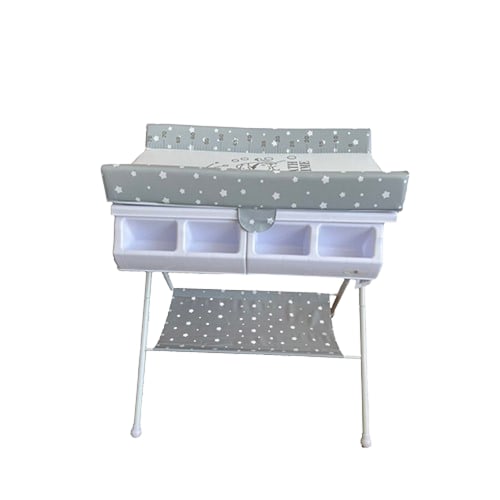 طاولة متعددة الاستخدامات لتغيير ملابس الأطفال مع ح...