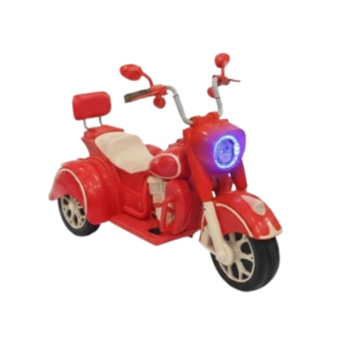 دباب أطفال كهربائي ثلاث عجلات مع بلوتوث وإضاءة LED...