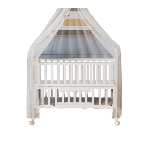 سرير خشبي للأطفال متعدد الوظائف مع إمكانية الدمج م...