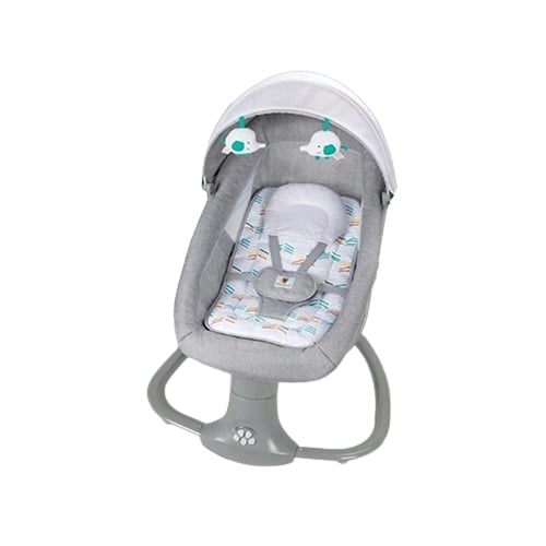 كرسي هزاز كهربائي للرضع والأطفال 3 في 1مع جهاز تحك...