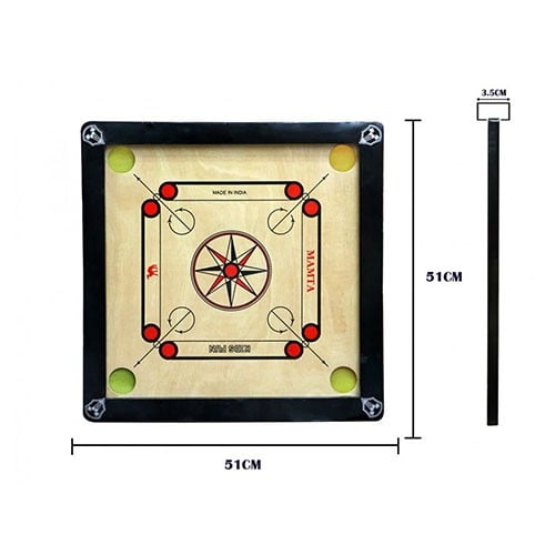 لوح كيرم بمقاس صغير عادي