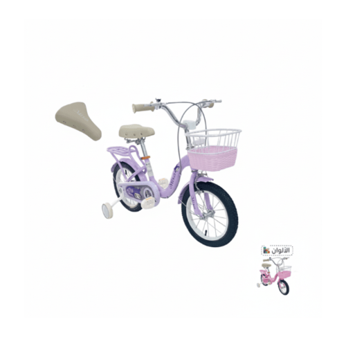 دراجة أطفال بنات، مقاس ١٢-١٤-١٦ بوصة، تصميم عصري م...